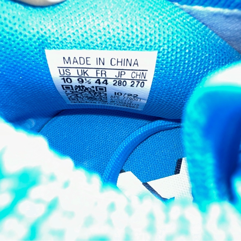 Adidas Trae Young 2 Ice Athletic Basketball Sneakers Sky Blue White UNC H06479 - Picture 13 of 15